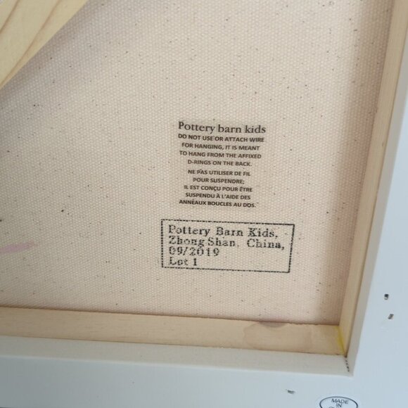 Pottery Barn Kids Unicorn Canvas Art Poster - Excellent Condition - Picture 6 of 6